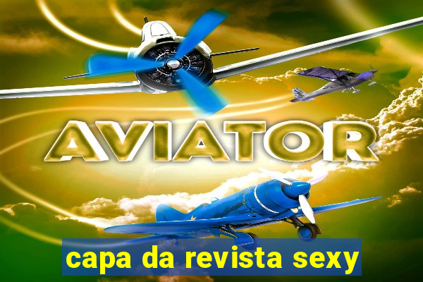 capa da revista sexy